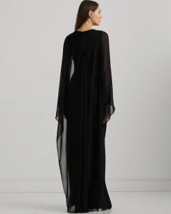 Damen Abendkleid mit Cape