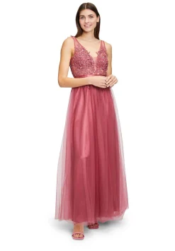 Damen Abendkleid mit Stickereien