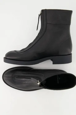 Damen Ankle Boots FRONT ZIP aus Leder