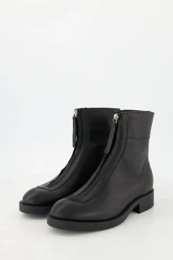 Damen Ankle Boots FRONT ZIP aus Leder