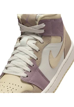 Damen Basketballschuhe aus Leder AIR JORDAN 1 MID