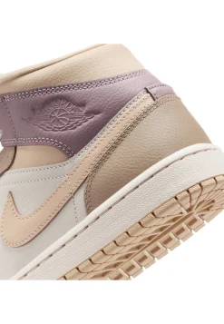 Damen Basketballschuhe aus Leder AIR JORDAN 1 MID