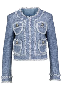 Damen Blazer aus Baumwoll-Mix