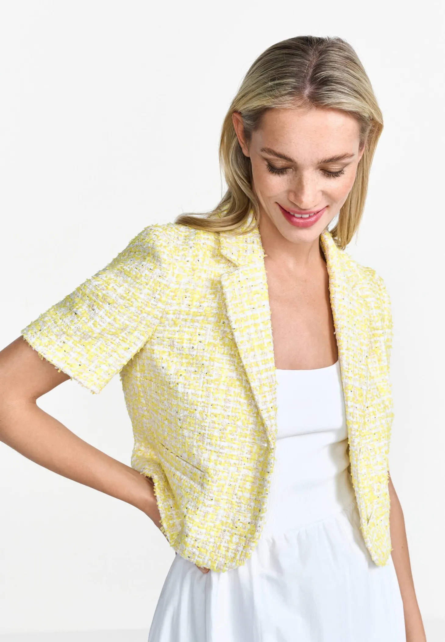 Damen Blazer aus Bouclé