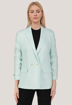 Damen Blazer mit Leinen