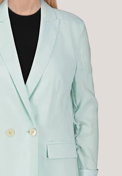 Damen Blazer mit Leinen