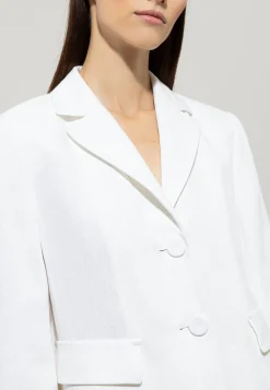 Damen Blazer mit Leinen