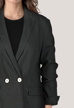 Damen Blazer mit Leinen