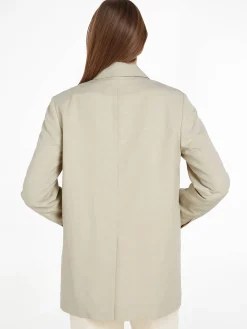 Damen Blazer mit Leinen LINEN TAILORED RELAXED BLAZER