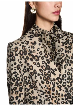 Damen Blazer mit Leo-Print