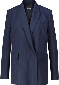 Damen Blazer mit Nadelstreifen JANKA-DB2 Relaxed Fit