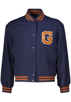 Damen Blouson Wolle PINSTRIPE VARSITY JACKET Relaxed Fit