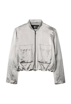 Damen Blousonjacke aus Satin