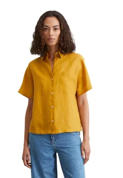 Damen Bluse aus Leinen