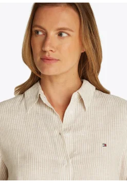 Damen Bluse aus Leinen Regular Fit