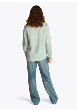 Damen Bluse aus Leinen Regular Fit