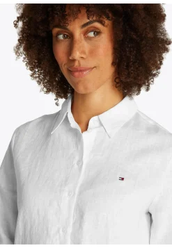 Damen Bluse aus Leinen Regular Fit