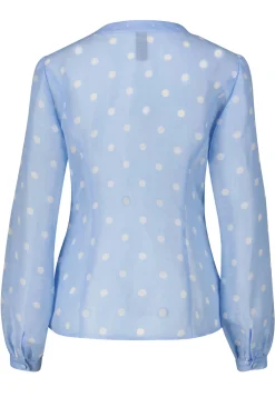 Damen Bluse aus Leinen und Seide