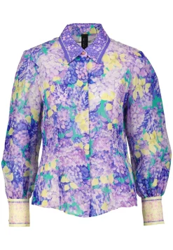 Damen Bluse aus Leinen-Seidenmischung