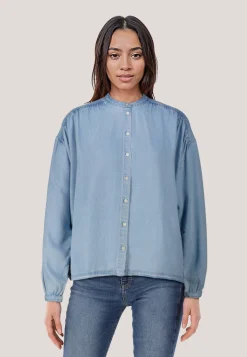 Damen Bluse aus Lyocell C_BIZZAN Relaxed Fit