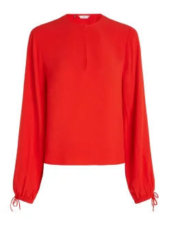 Damen Bluse CREPE aus Viskose Relaxed Fit