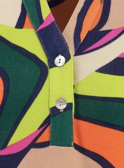 Damen Bluse Kurzarm WB SUN V-NECK