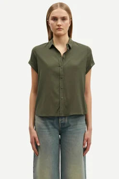 Damen Bluse MAJAN Kurzarm