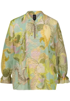 Damen Bluse mit Allover-Print