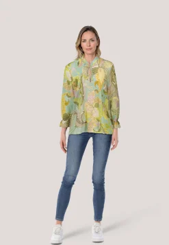 Damen Bluse mit Allover-Print