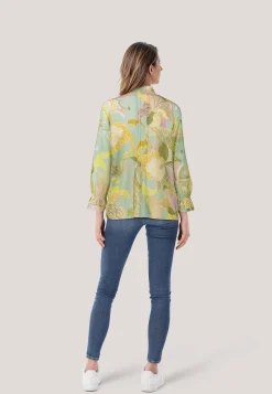 Damen Bluse mit Allover-Print