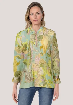 Damen Bluse mit Allover-Print