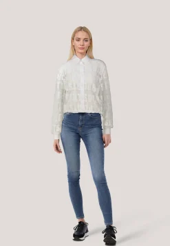 Damen Bluse mit Buchstaben