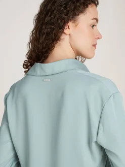 Damen Bluse mit Hemdkragen