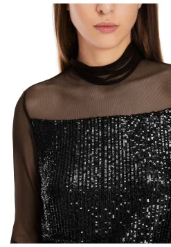 Damen Bluse mit Pailetten