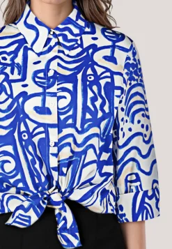 Damen Bluse mit Print