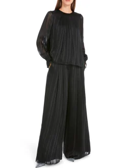 Damen Bluse mit Smok-Details