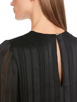 Damen Bluse mit Smok-Details
