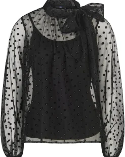 Damen Bluse mit Tüll