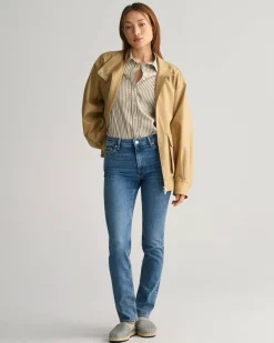 Damen Bluse Regular Fit Langarm