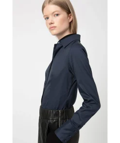 Damen Bluse THE FITTED SHIRT bügelleicht Slim Fit