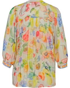 Damen Bluse TUTTI FRUTTI zweiteilig