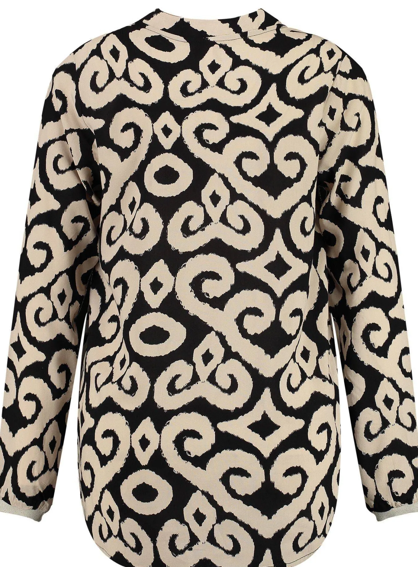 Damen Bluse WB CIRCLE V-NECK Langarm