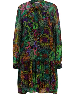 Damen Blusenkleid mit Schluppe