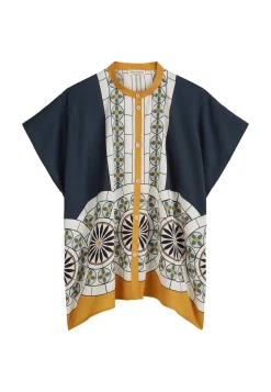 Damen Blusenshirt aus Viskose Relaxed Fit