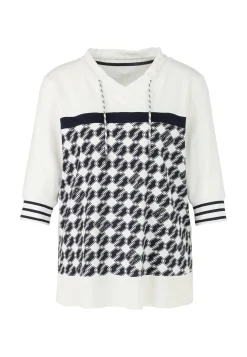 Damen Blusenshirt mit Cube-Design