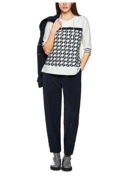 Damen Blusenshirt mit Cube-Design