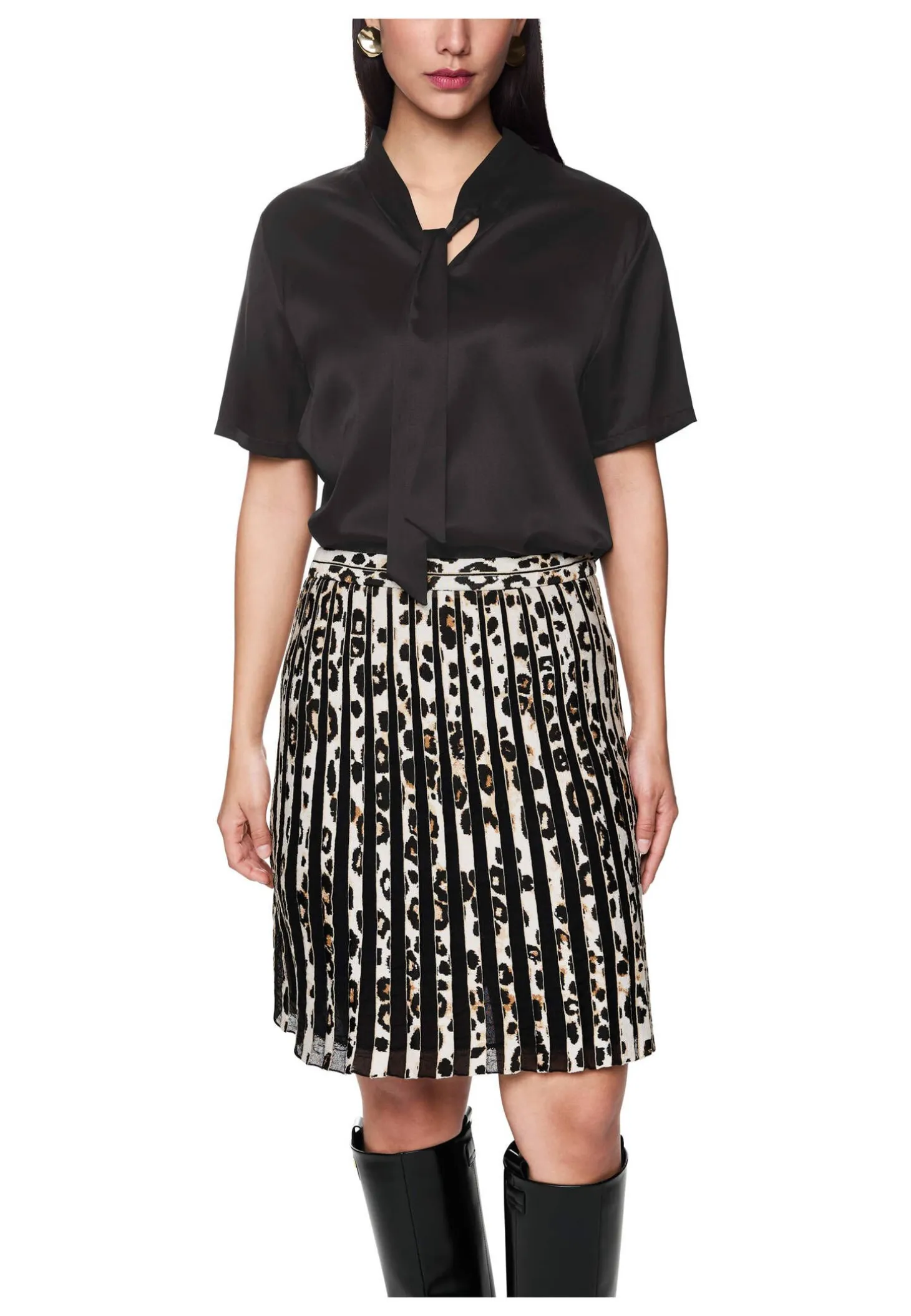 Damen Blusenshirt mit Schluppe