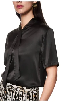 Damen Blusenshirt mit Schluppe