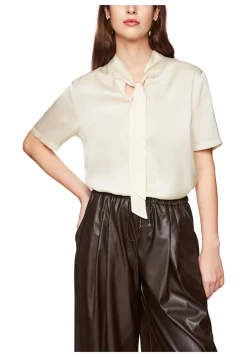 Damen Blusenshirt mit Schluppe