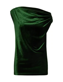 Damen Blusentop aus Samt